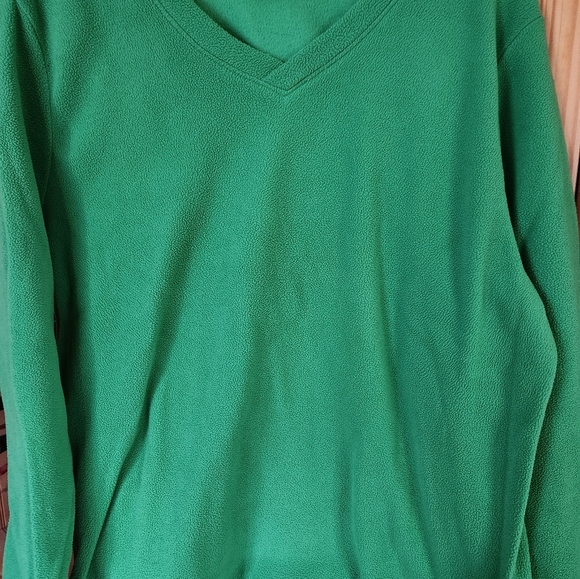 Womens lands end fleece top - Picture 4 of 6
